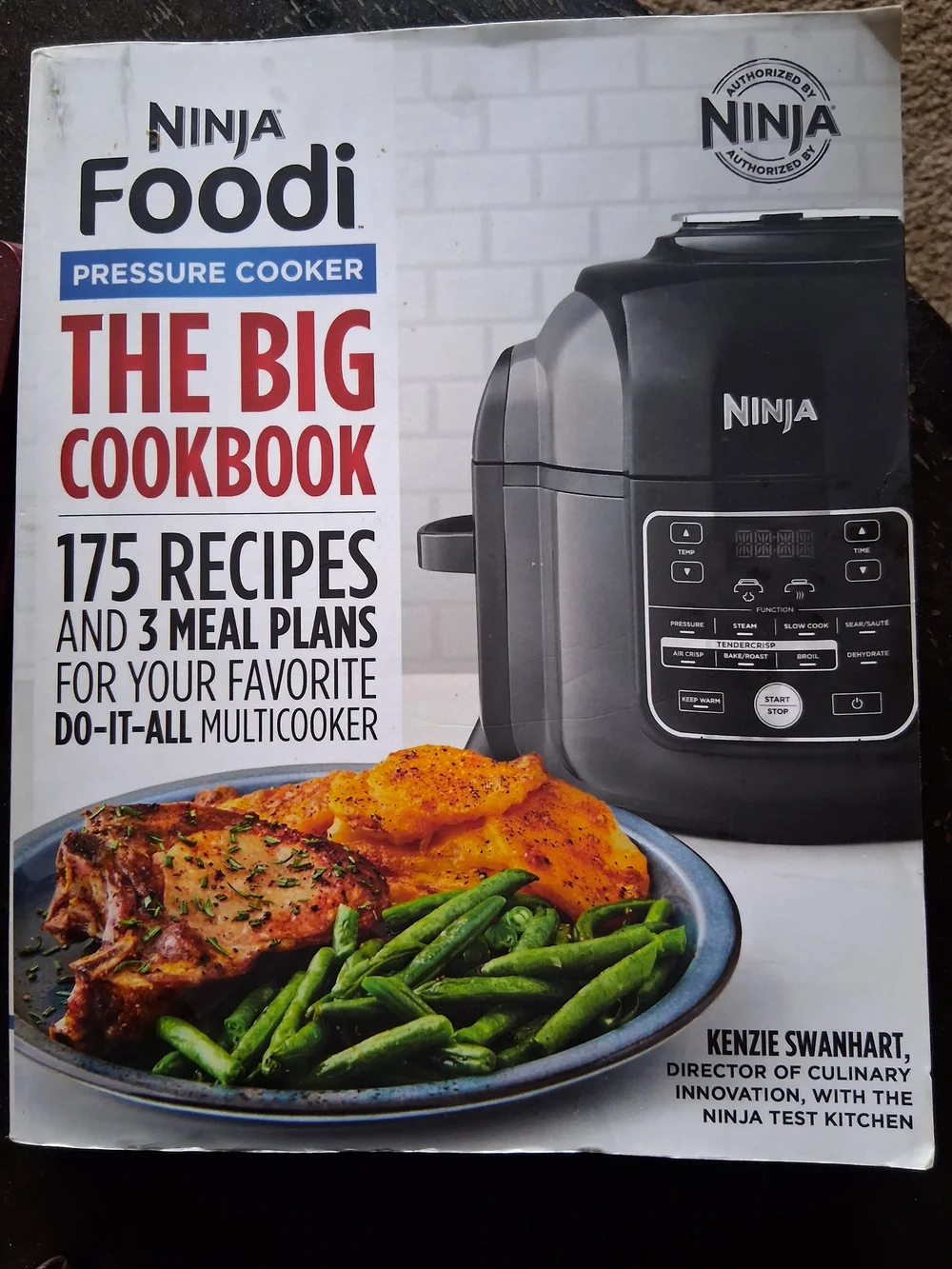 Ninja Foodi Pressure Cooker: The Big Cookbook  412 Pgs. Good Cond. Illustrated.